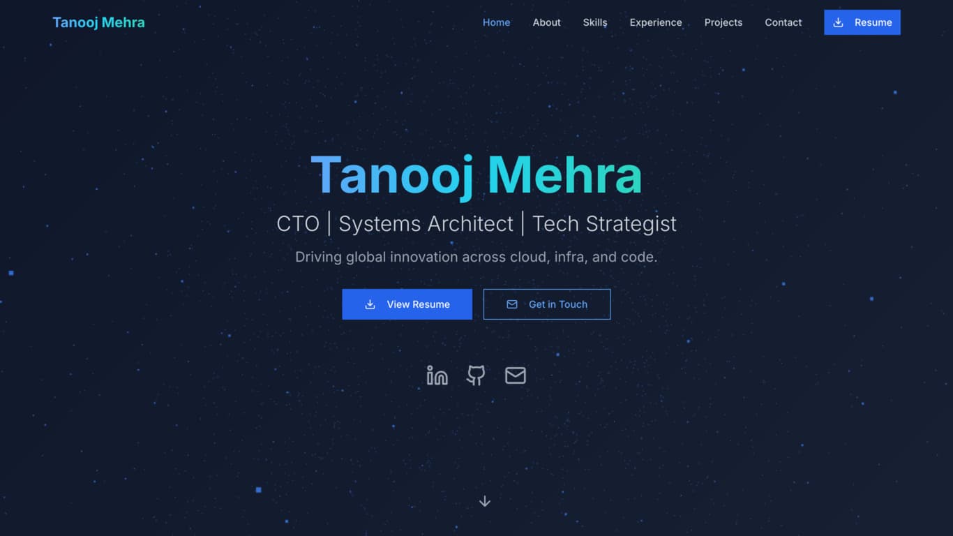 Tanooj Mehra